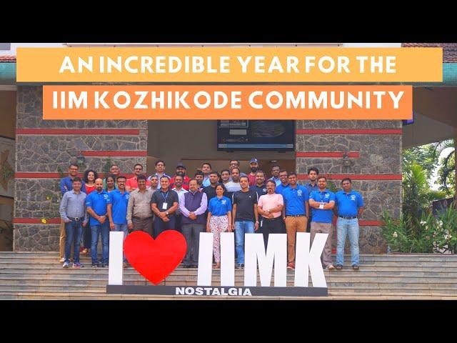 An incredible year for IIMK and its alumni - Top 10 highlights of 2018-19 - IIM Kozhikode