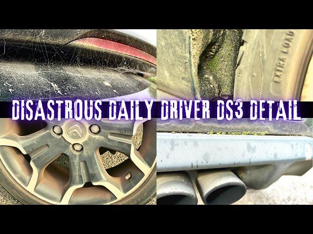 Disaster DS3 Exterior Detail - Relaxing ASMR - Free Car Detailing Satisfying Shocking Transformation