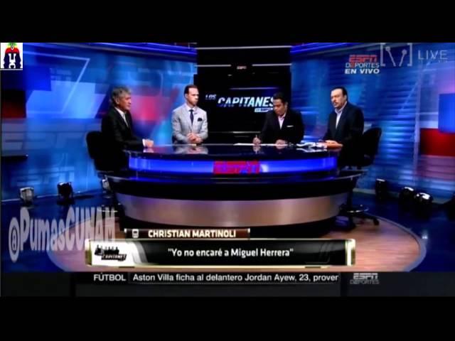 Martinoli habla sobre agresión que tuvo del Piojo en Capitanes #ESPN