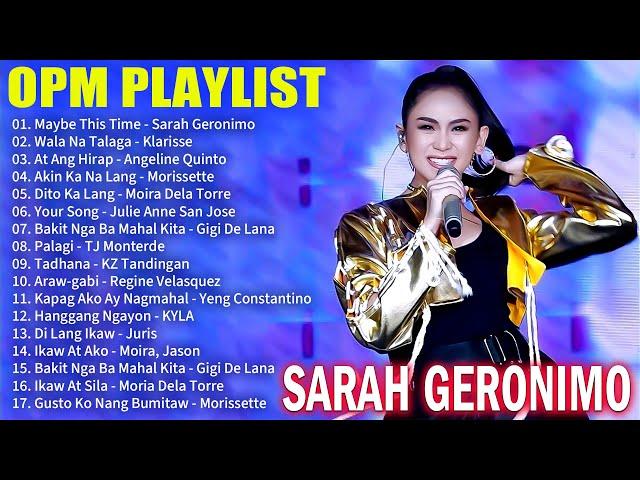 SARAH GERONIMO️BAGONG OPM HUGOT WISH 107.5 PLAYLIST 2023BEAUTIFUL OPM LOVE SONGS