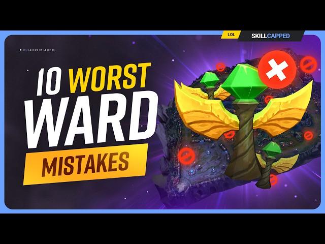 The 10 WORST WARD MISTAKES to AVOID in SEASON 14 - League of Legends