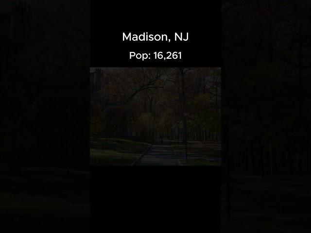 Random US Towns: Madison, NJ #shorts