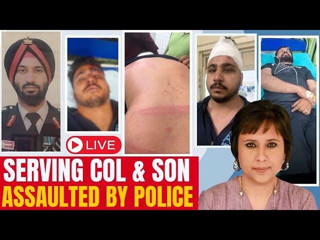 SHOCKING VIDEO I Army Officer's Wife Breaks Down after Husband, Son Thrashed by Punjab Cops I Barkha