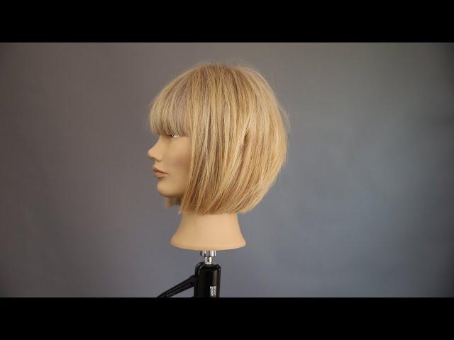 LEARN how to cut a LAYERED CLASSIC A-LINE BOB tutorial by Ben Brown