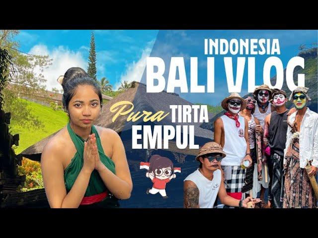 Diving into Bali’s spiritual heart at Pura Tirta Empul! ️