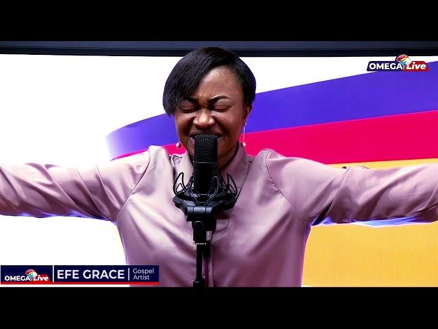 Efe Grace || At Omega Live TV Studio || Efe Grace Powerful Ministration in London