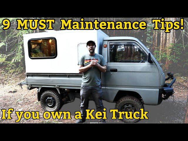 9 MUST Maintenance tips for owning a Kei truck #keitruck #maintenance #jdm