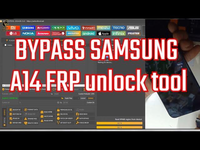 samsung a14 5g frp bypass android 14 | samsung a14 frp unlock google account lock | unlock tool