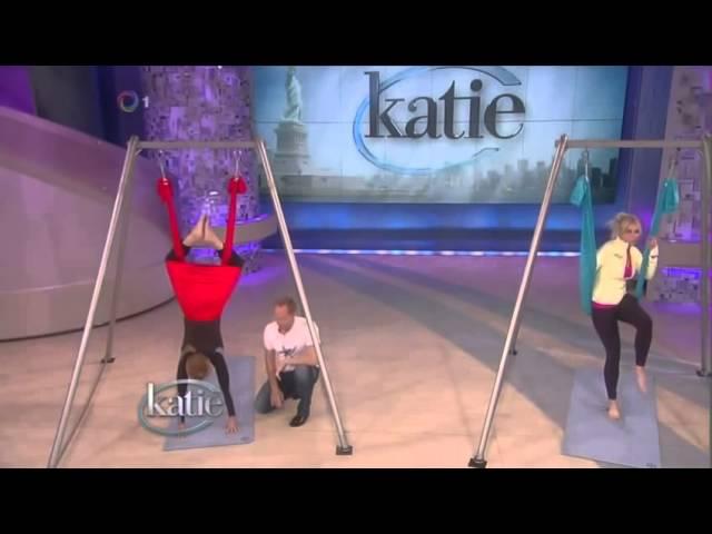 AntiGravity® Aerial Yoga on Katie Couric with Chelsea Handler