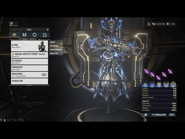 Warframe Maximum Investment - Gyre