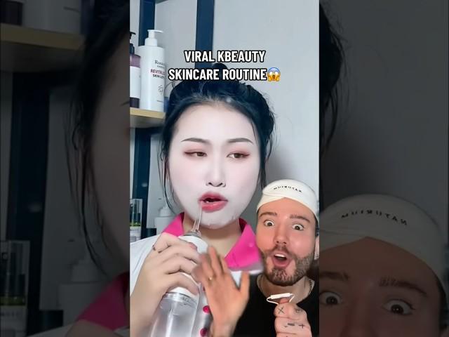 CRAZY KBEAUTY SKINCARE ROUTINE!(follow for more!) #beauty #skincare #skincareroutine #skin #hair