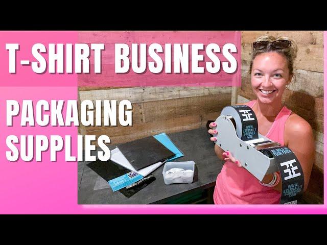 How we package orders for our t-shirt business| Small Business Behind the Scenes| Packaging Supplies