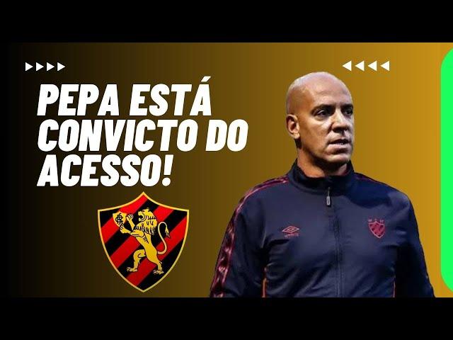 TREINADOR PEPA ESTÁ CONVICTO DO ACESSO DO SPORT PARA SÉRIE A MESMO APÓS A DERROTA PARA O OPERÁRIO!