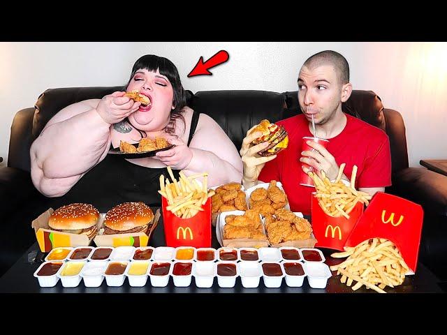 Extreme McDonald's Feast with Hungry Fat Chick • MUKBANG