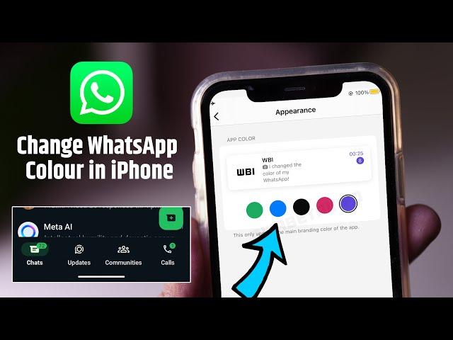 WhatsApp Green Color Change | How to Change WhatsApp Colour in iPhone