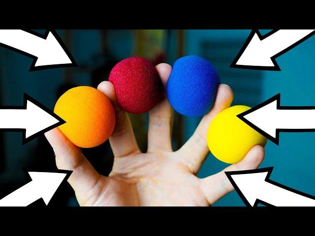 7 Ways To Vanish A Spongeball  | EXPLAINED (Magic Tutorial)