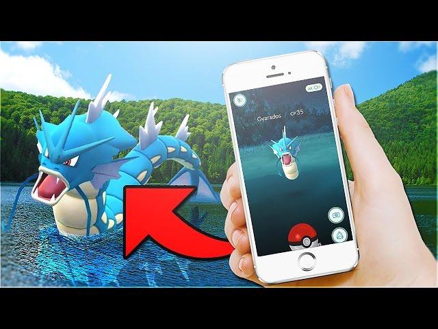 HOW TO CATCH A GYARADOS!! FIND ALL RARE POKEMON IN "POKEMON GO"