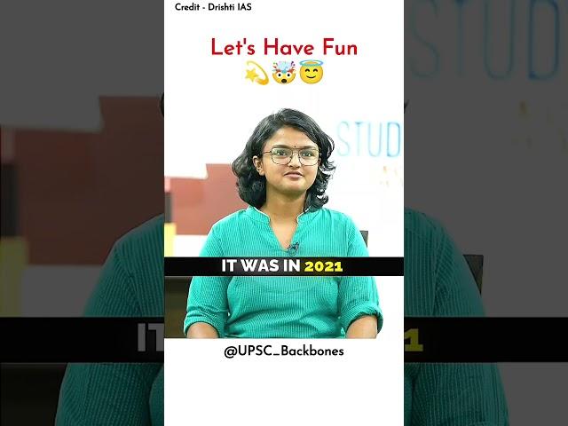 Beauty With Brain ? | UPSC Backbone | Upsc Interview | Reenu Anna Mathew | #upsc | #shorts