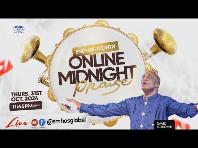 End of Month Online Midnight Praise | Thursday, 31st October 2024