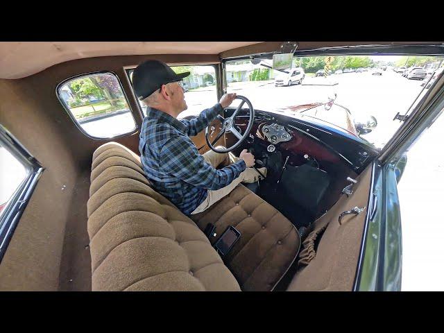 1931 Ford Model A - Cold start & Test drive