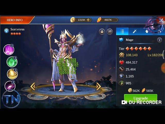 Trials Of Heroes | Fusing 9 Star Sorceress