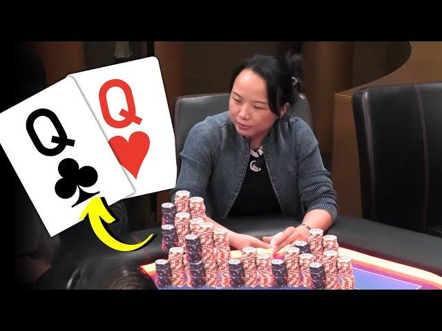 Poker Pro Wins $100,000 Pot With POCKET QUEENS at High Stakes Cash Game