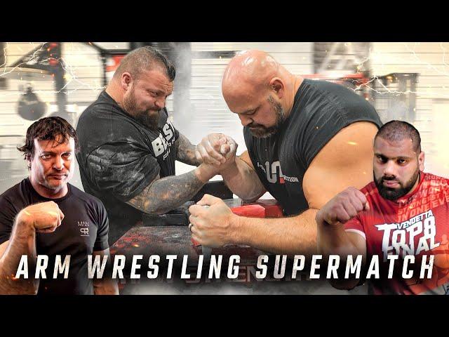 FIRST ARM WRESTLING MATCH CONFIRMED VS EDDIE HALL Ft. DEVON & LEVAN