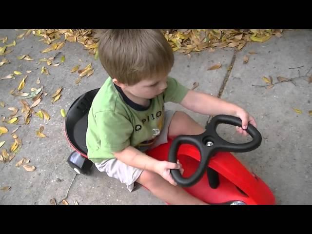 My 2 Year Old on the PlaSmart Plasmacar