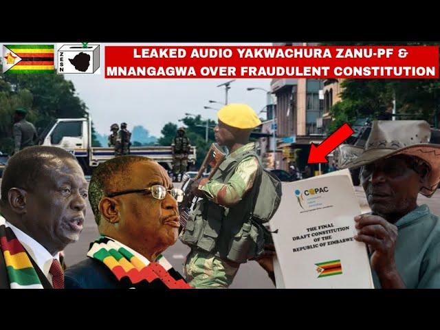 Leaked AudioChaputika kuZanu-PF Jeff Judah attack Mnangagwa over fraudulent constitution inzwai