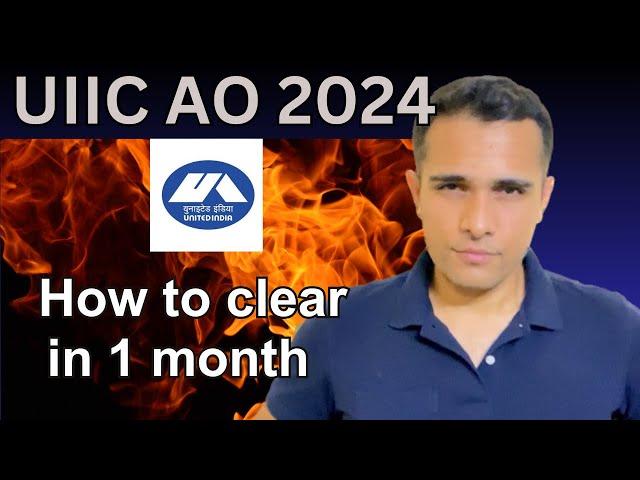 UIIC AO 2024 | Strategy for UIIC Administrative Officer Scale 1 exam | Ashutosh Sharma