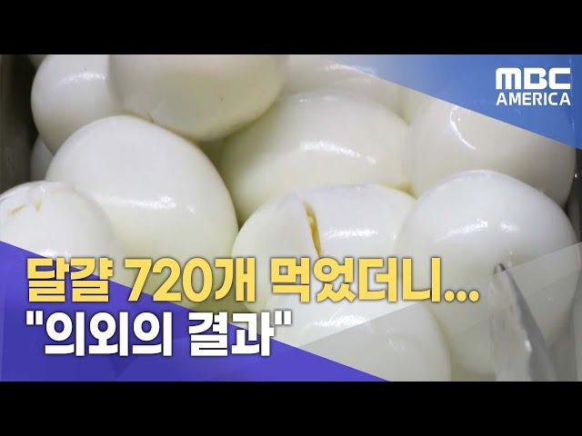 달걀 720개 먹었더니…"의외의 결과"