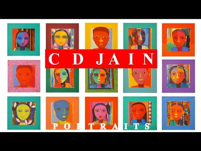 C D Jain | C David Jain | Artist & Child Educationist | Portraits_Acrylic on Canvas