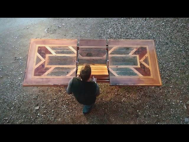 Rectangular Expanding Dining Table w/ Hidden Leaf | TIm McClellan