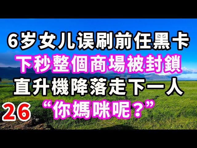 第二十六集來了：6岁女儿误刷前任黑卡，下秒整個商場被封鎖，直升機降落走下一人：“你媽咪呢？”#爽文#大女主#現實情感#家庭