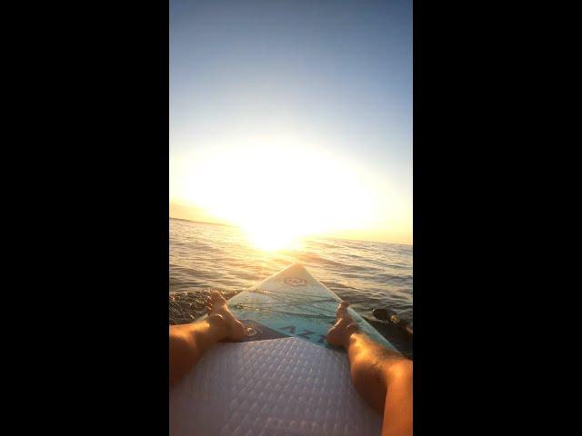 Urlaub und Reise | Beautiful sunset on the Standuppaddling in Zadar #shorts