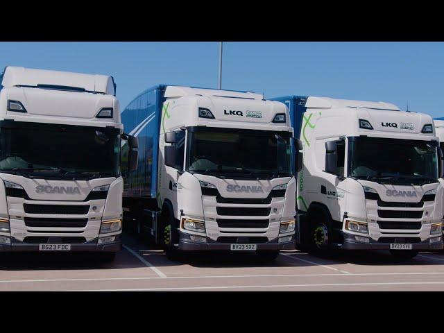 New Gas Powered #Scania vehicles for LKQ Euro Car Parts supplied by #Keltruck