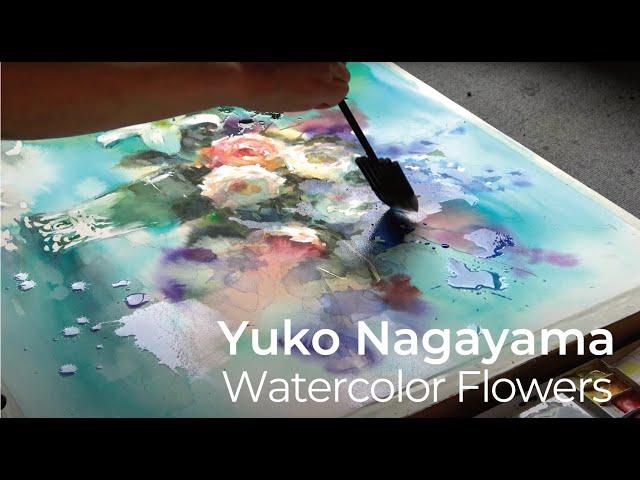 Yuko Nagayama Watercolor Flowers Trailer (English ver.)