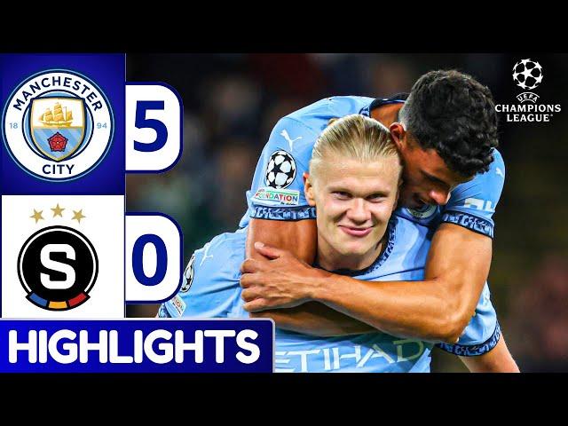 Manchester City vs Sparta Praha (5-0) | All Goals & Extended Highlights | UEFA Champions League 2024