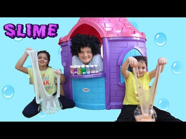 3 Colors of Glue Slime Challenge , Fun kids video