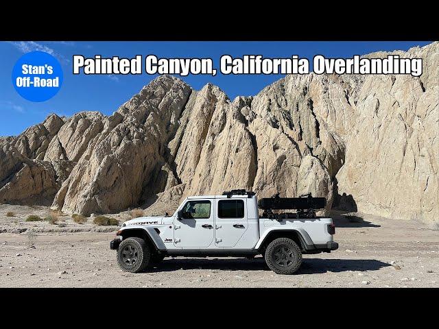 Painted Canyon, Mecca, CA - Overlanding with Jeep Gladiator Mojave