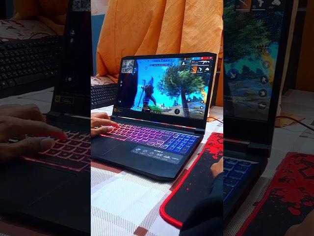 My Gaming Laptop ️ FreeFire Handcam Gameplay Acer Nitro 5