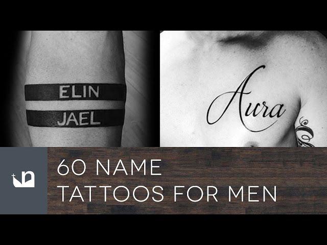 60 Name Tattoos For Men