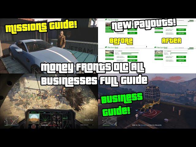 GTA Online Money Fronts DLC All 4 Businesses And Missions Money Guide