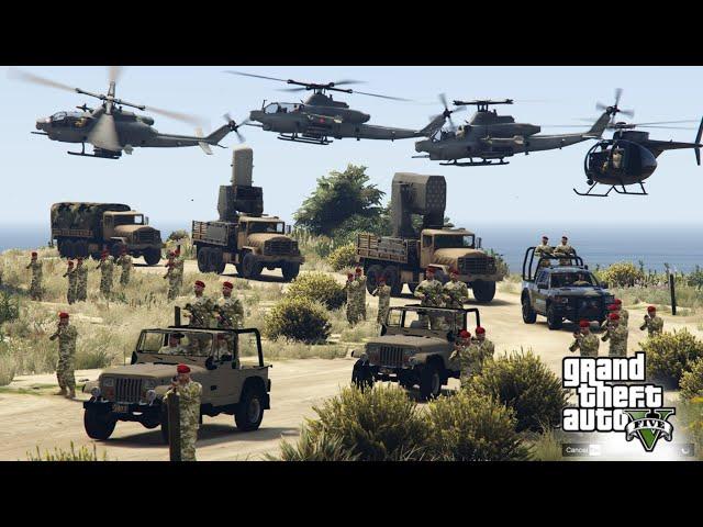 Russian Helicopters Attack on Ukraine MilitaryConvoy | Russia vs Ukraine War - GTA 5