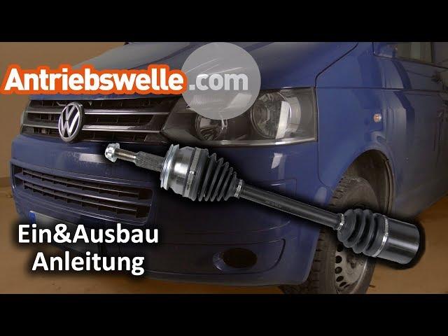 Antriebswelle und Steckwelle beim Volkswagen T5 T6 wechseln