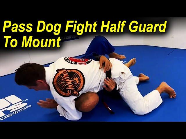 How To Pass The Dog Fight Half Guard Directly To The Mount by Christian Diaz