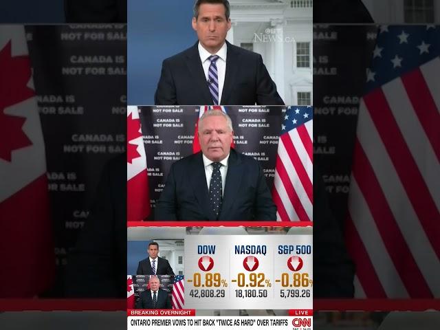 Doug Ford: 'The market is going down'