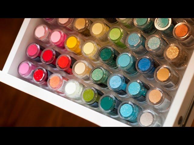 Embossing Powder Organization