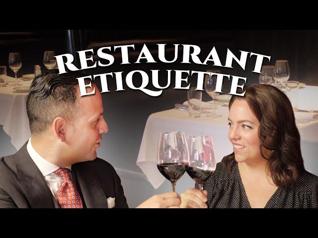 Restaurant Etiquette: How to Dine Out Like a Gentleman