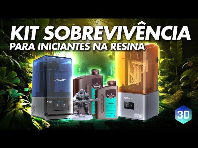 KIT ESSENCIAL para você começar na Impressão 3D de RESINA